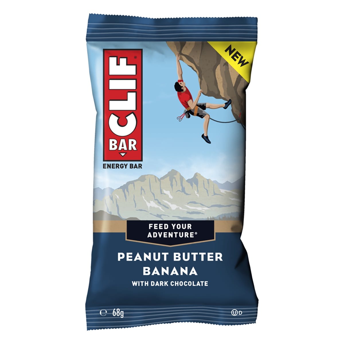 Barre Énergétique CLIF BAR (68g) Banane Beurre de Cacahuète