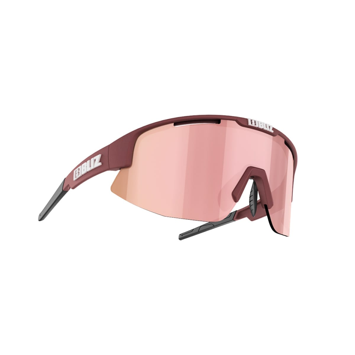 Lunettes BLIZ MATRIX SMALL Bordeaux Ecran Rose Iridium