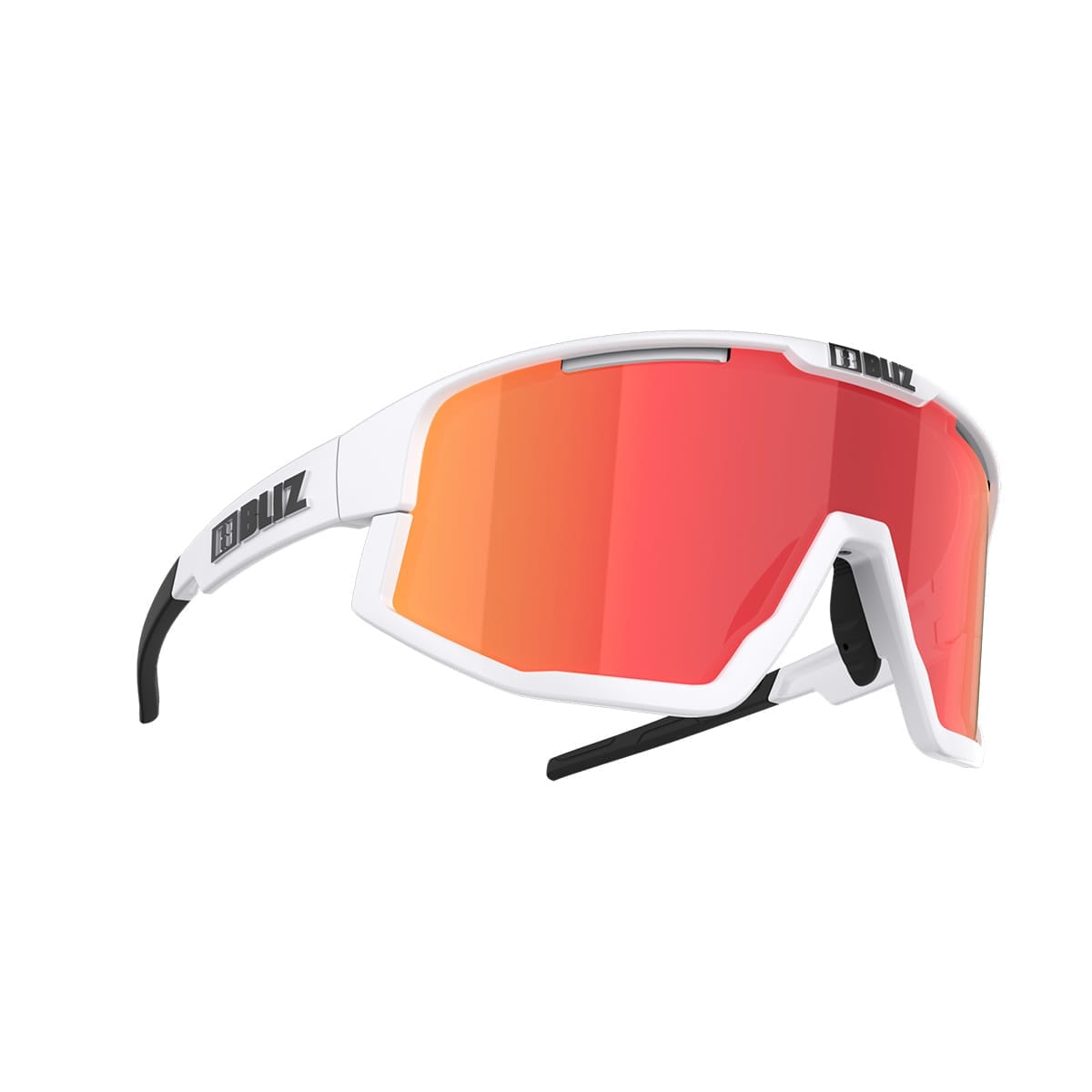 Lunettes BLIZ FUSION Blanc Ecran Rouge Iridium