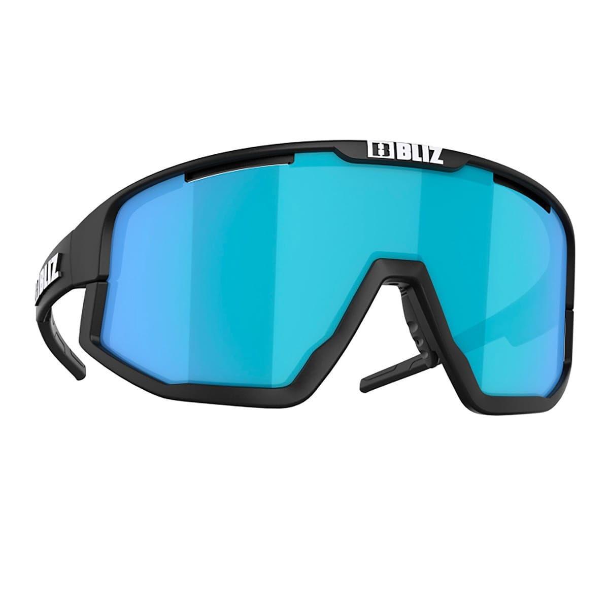 Lunettes BLIZ FUSION Noir Ecran Bleu Iridium