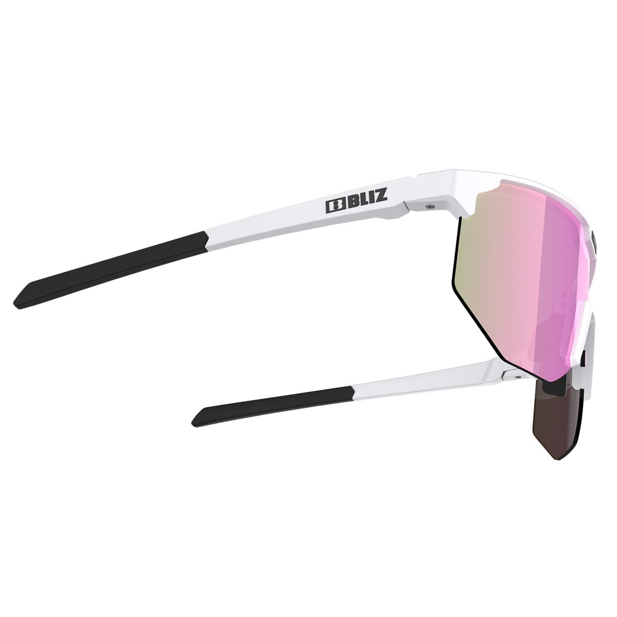 Lunettes BLIZ HERO Blanc Ecran Rose Iridium