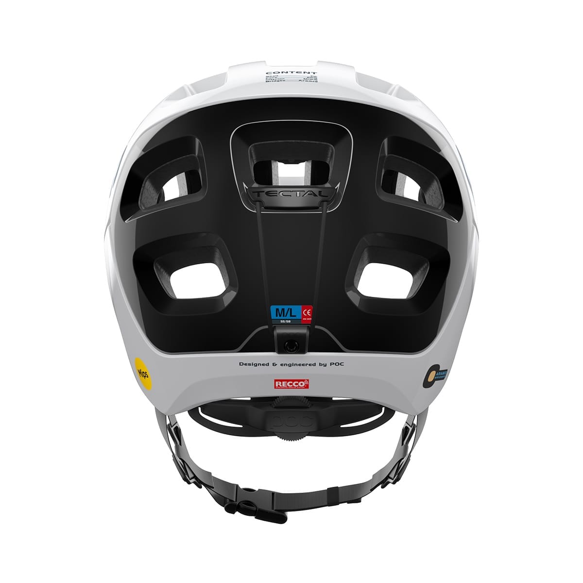 Casque VTT POC TECTAL RACE MIPS Blanc/Noir