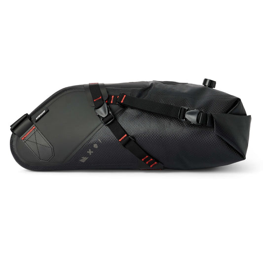 USWE ROLLTOP SADDLE BAG 9 L Svart