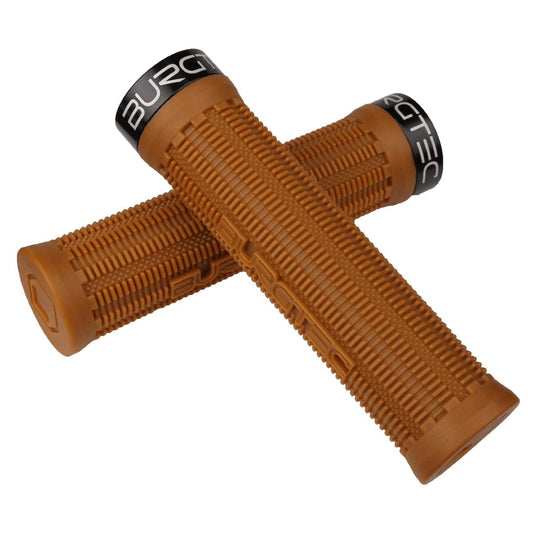 Grips BURGTEC THE BARTENDER PRO GREG MINNAAR SIGNATURE Lock-On 135 mm Marron