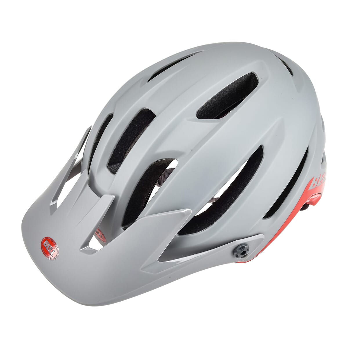 Casque VTT BELL 4FORTY Gris Clair/Rouge