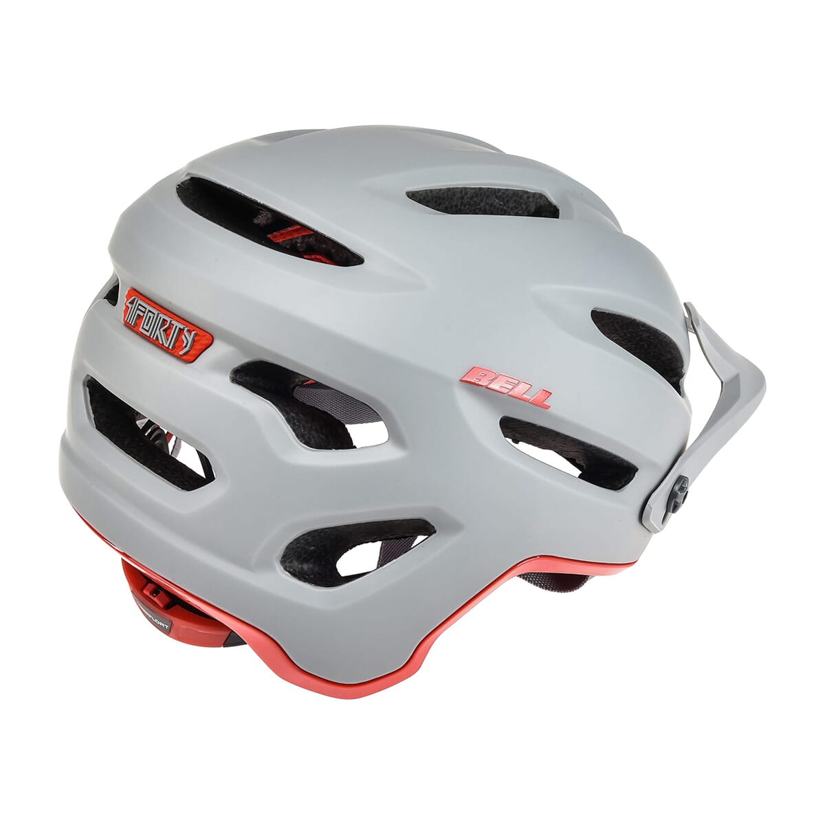 Casque VTT BELL 4FORTY Gris Clair/Rouge