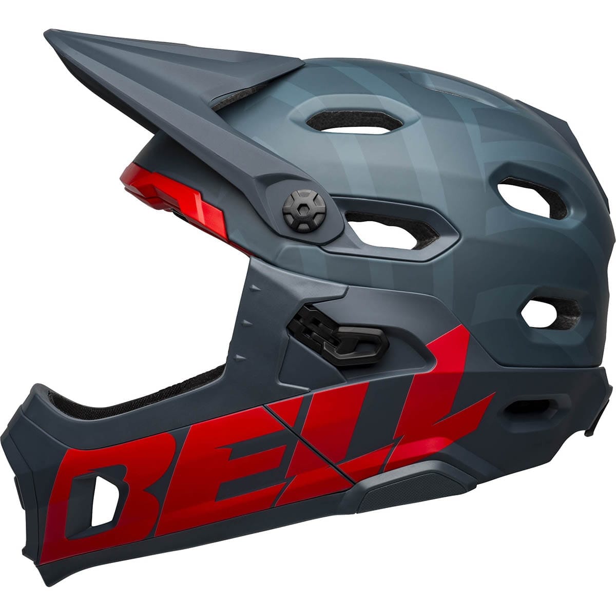 Casque VTT BELL SUPER DH MIPS Bleu/Rouge