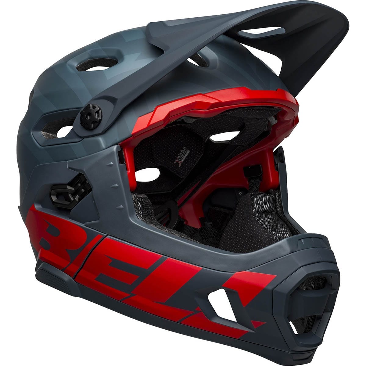 Casque VTT BELL SUPER DH MIPS Bleu/Rouge