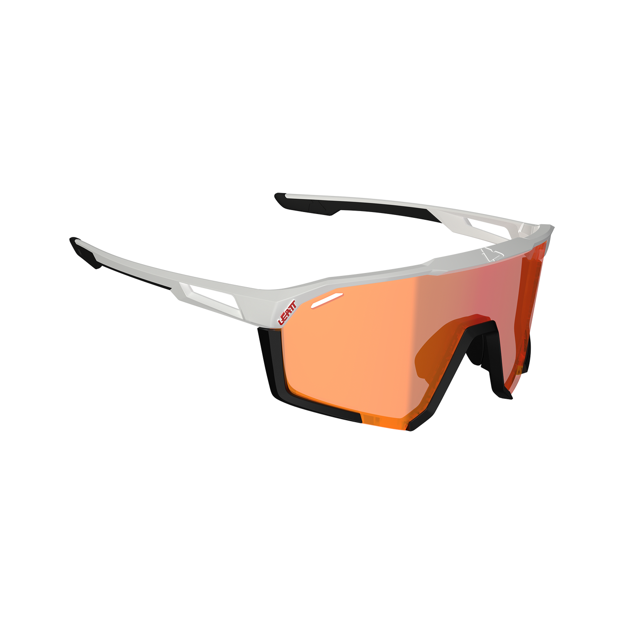 Lunettes LEATT SPEEDVIZ PRO Blanc Verre Iriz Cryztal Rouge