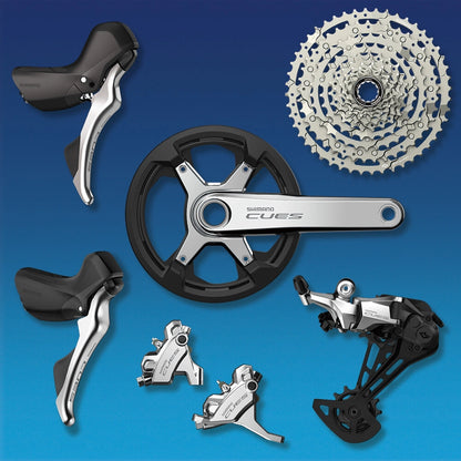 Moyeu Arrière SHIMANO FH-QC400 - Édition Polished Silver