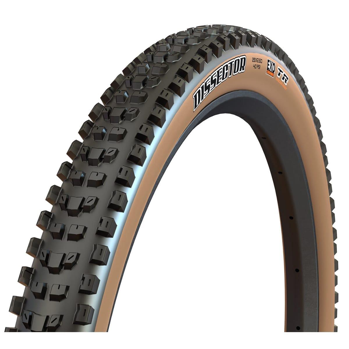 Pneu MAXXIS DISSECTOR 29x2.60 Exo Tubeless Ready Souple Tanwall