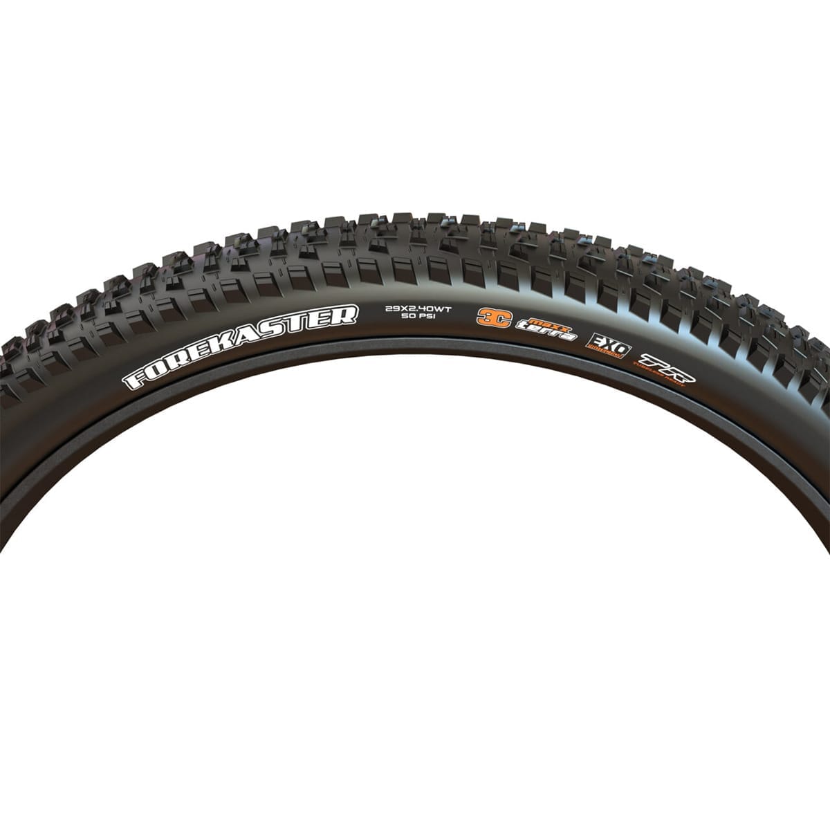 Pneu MAXXIS FOREKASTER 29x2.60 Exo+ 3C MaxxTerra Tubeless Ready Souple Noir