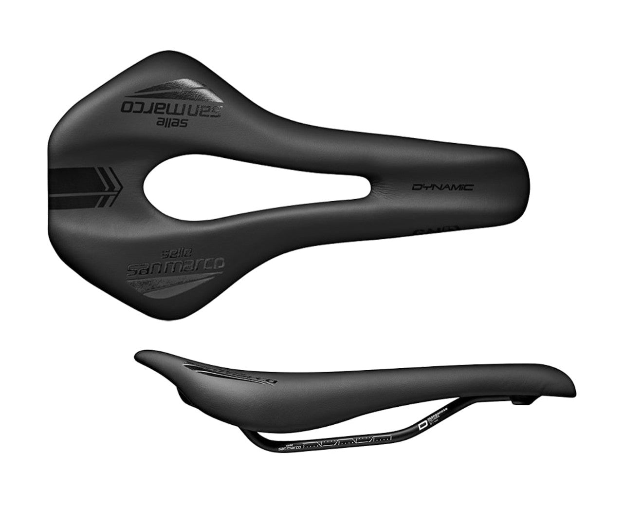 Selle SELLE SAN MARCO GND OPEN-FIT DYNAMIC Largeur 145mm Rails Manganèse