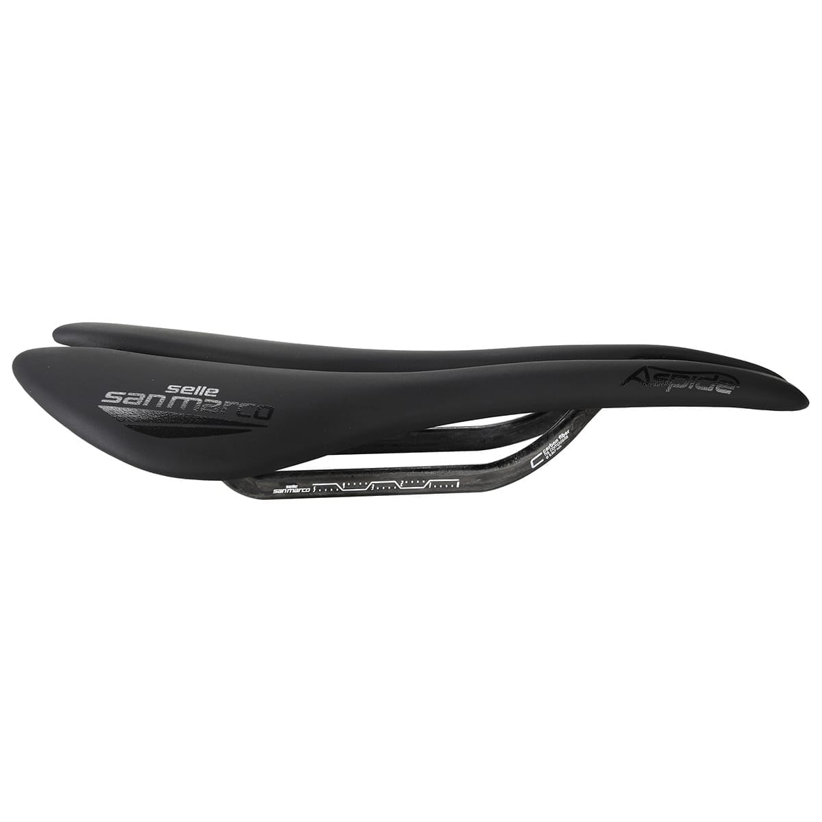 Selle SELLE SAN MARCO ASPIDE SUPERLEGGERA OPEN FIT NARROW Rails Carbone