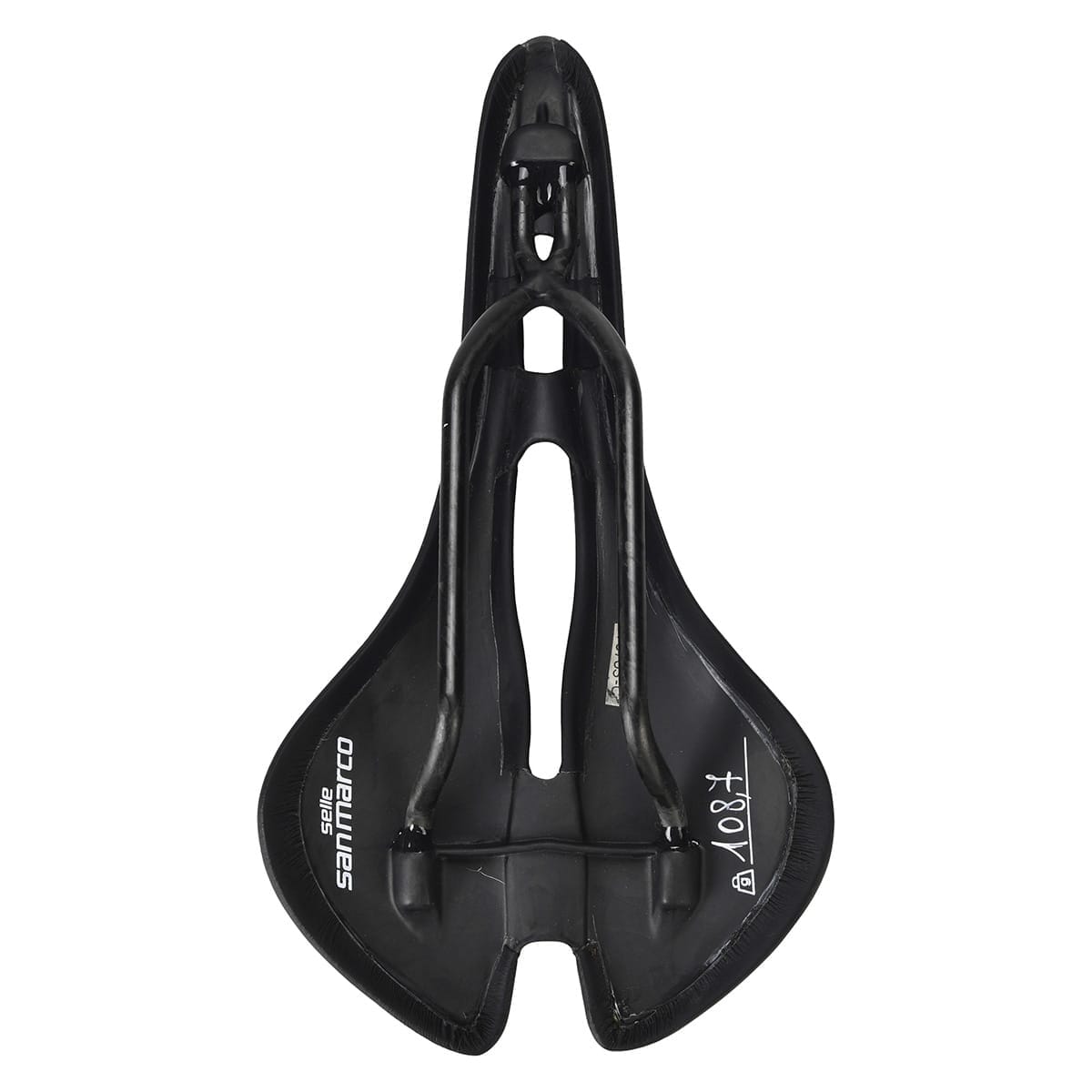 Selle SELLE SAN MARCO ASPIDE SUPERLEGGERA OPEN FIT WIDE Rails Carbone