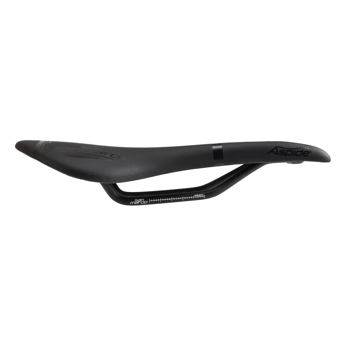 Selle SELLE SAN MARCO ASPIDE DYNAMIC OPEN FIT WIDE Rails Manganèse Noir