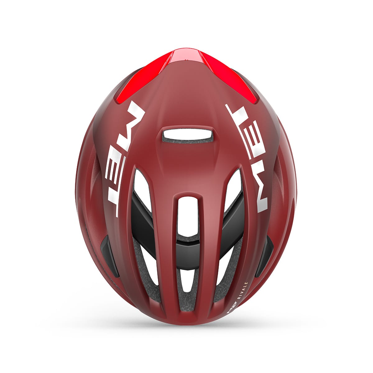 Casque Route MET RIVALE MIPS Rouge Dahlia Mat