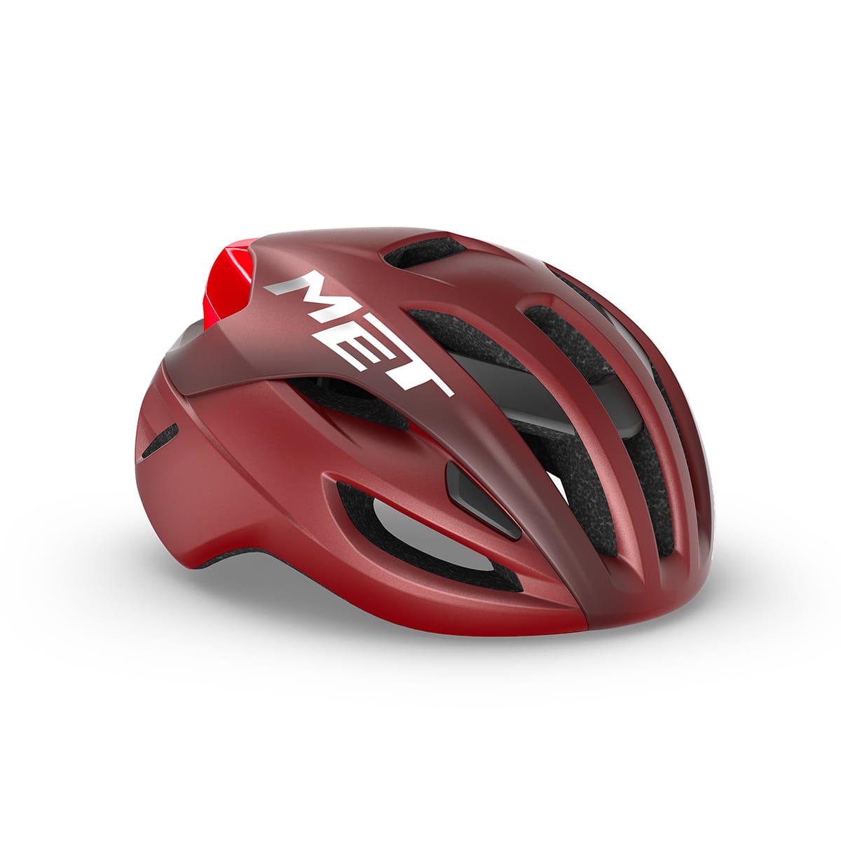 Casque Route MET RIVALE MIPS Rouge Dahlia Mat