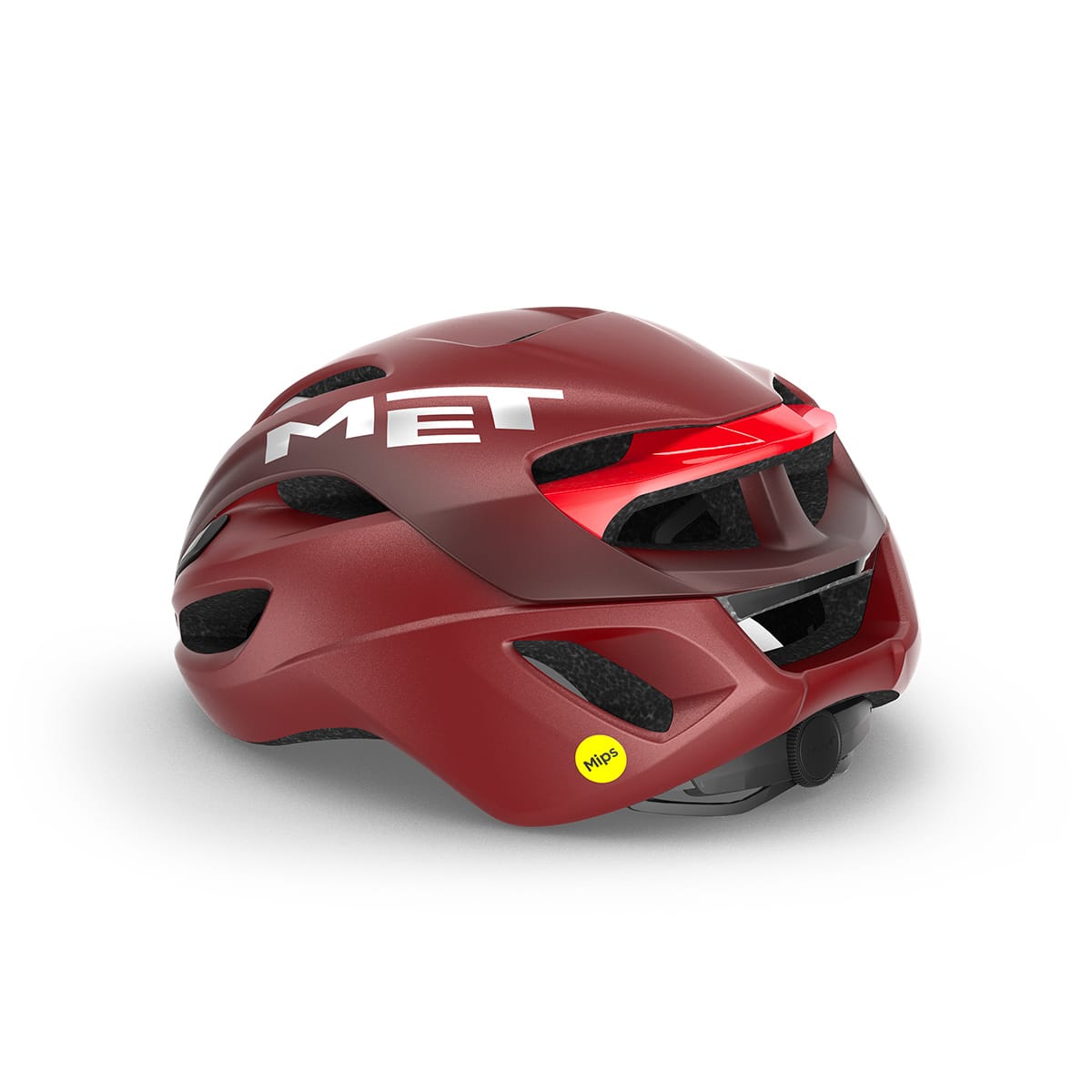 Casque Route MET RIVALE MIPS Rouge Dahlia Mat