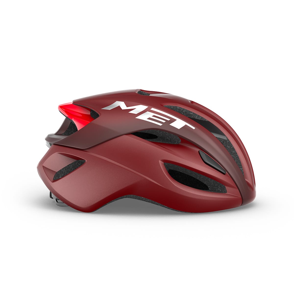 Casque Route MET RIVALE MIPS Rouge Dahlia Mat