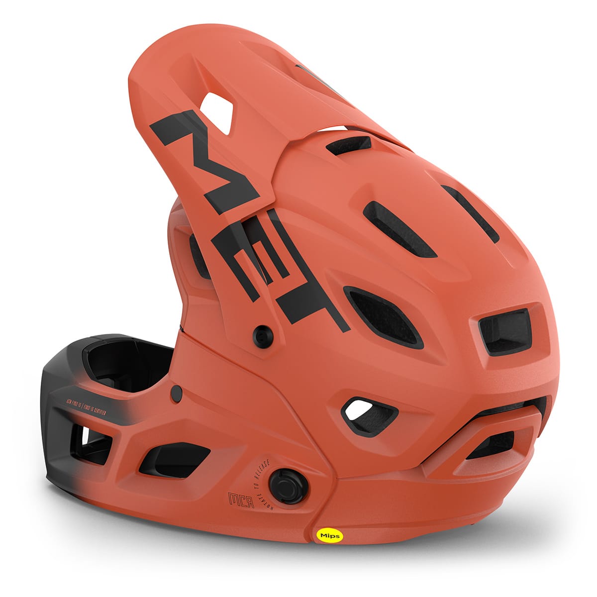 Casque VTT MET PARACHUTE MCR MIPS Orange/Noir