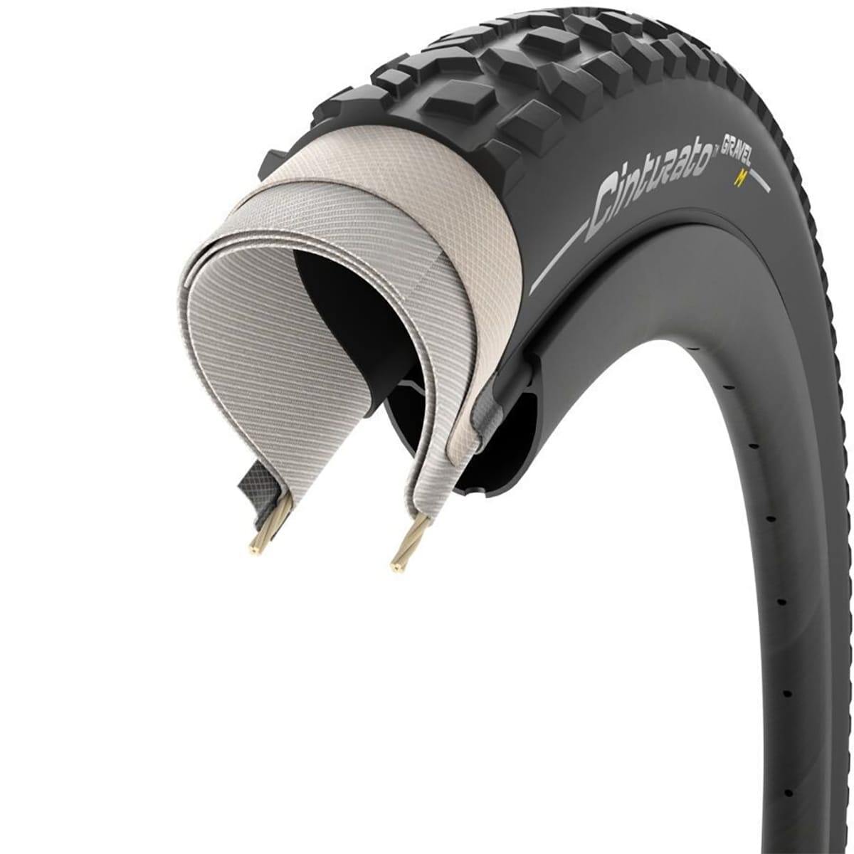 Pneu PIRELLI CINTURATO GRAVEL M 700x45c Tubeless Ready Noir