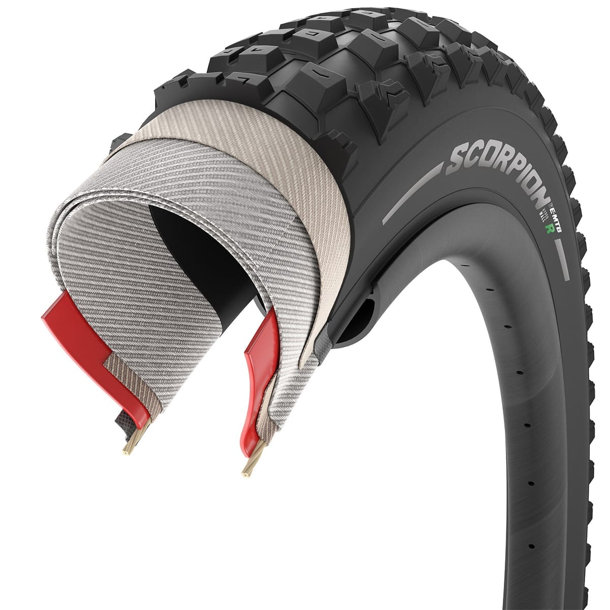 Pneu PIRELLI SCORPION E-MTB R 27.5x2.80 HyperWall Tubeless Ready Souple 4130600