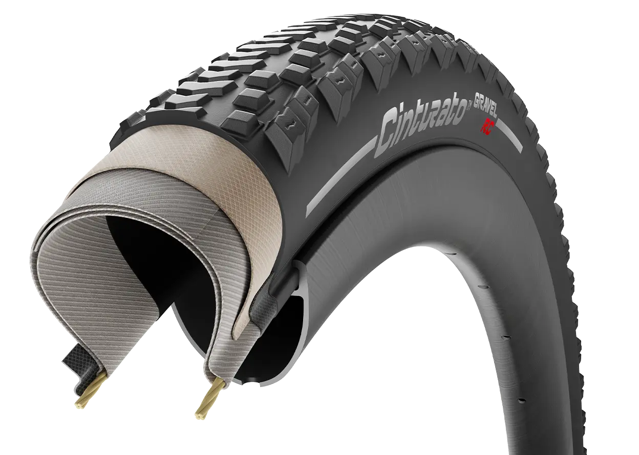 Pneu PIRELLI CINTURATO GRAVEL RC 700x45c Tubeless Ready Noir