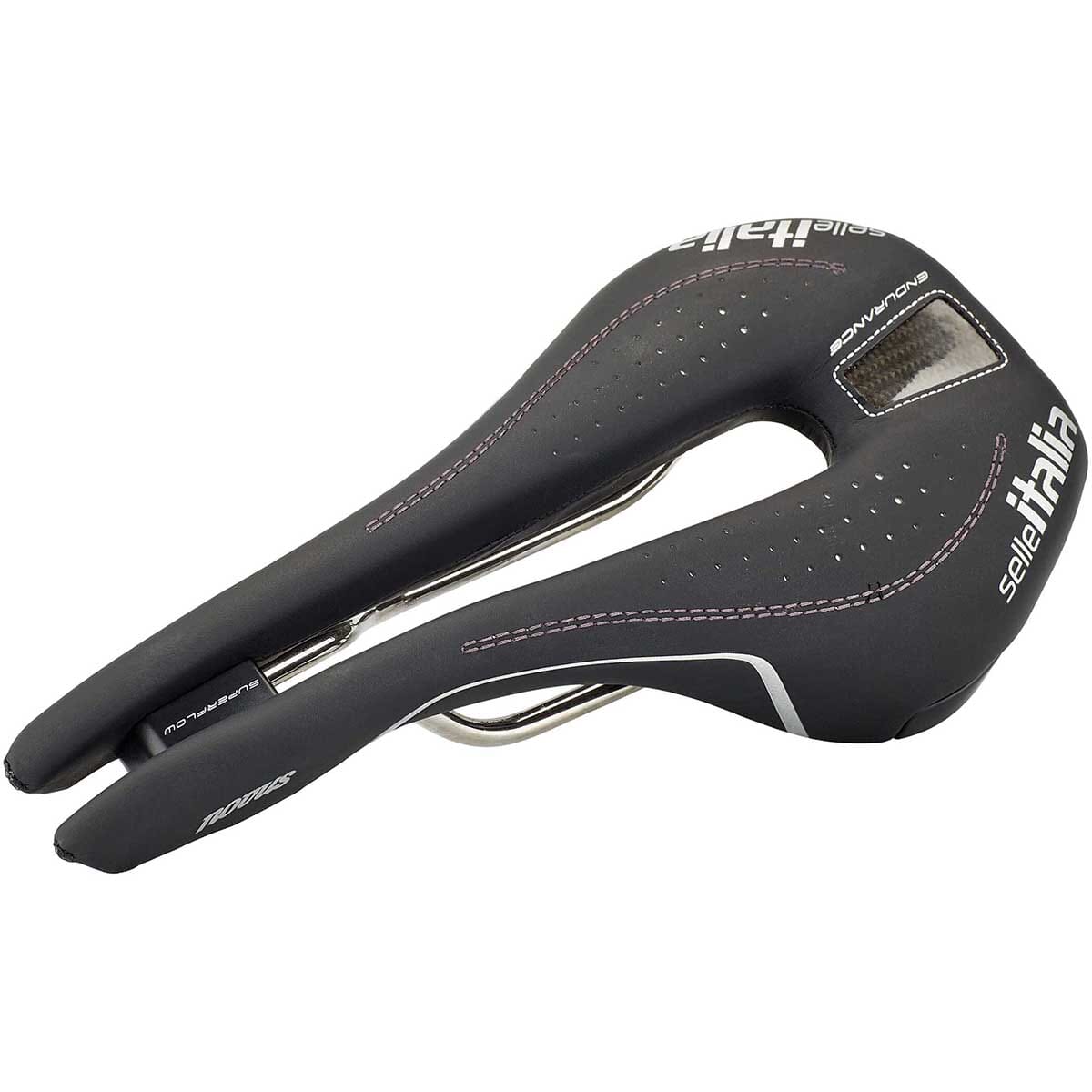 Selle SELLE ITALIA NOVUS Endurance TI 316 Superflow L Rails Ti316