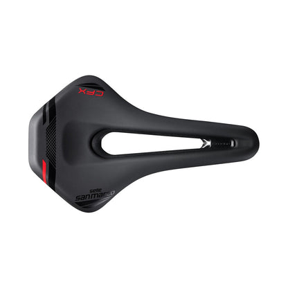 Selle SAN MARCO GROUND SHORT OPEN-FIT CARBON FX 155mm Noir