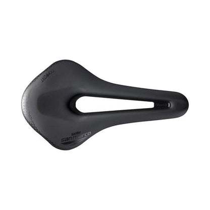 Selle SAN MARCO SHORTFIT 2.0 COMFORT OPEN-FIT DYNAMIC L3 Largeur 155mm Rails Aluminium Noir