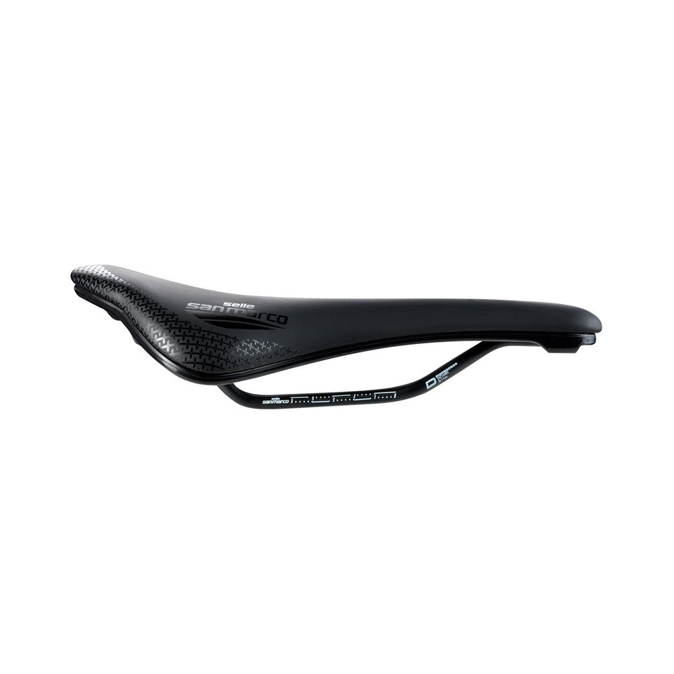 Selle SAN MARCO SHORTFIT 2.0 OPEN-FIT DYNAMIC L3 Largeur 155mm Rails Manganese