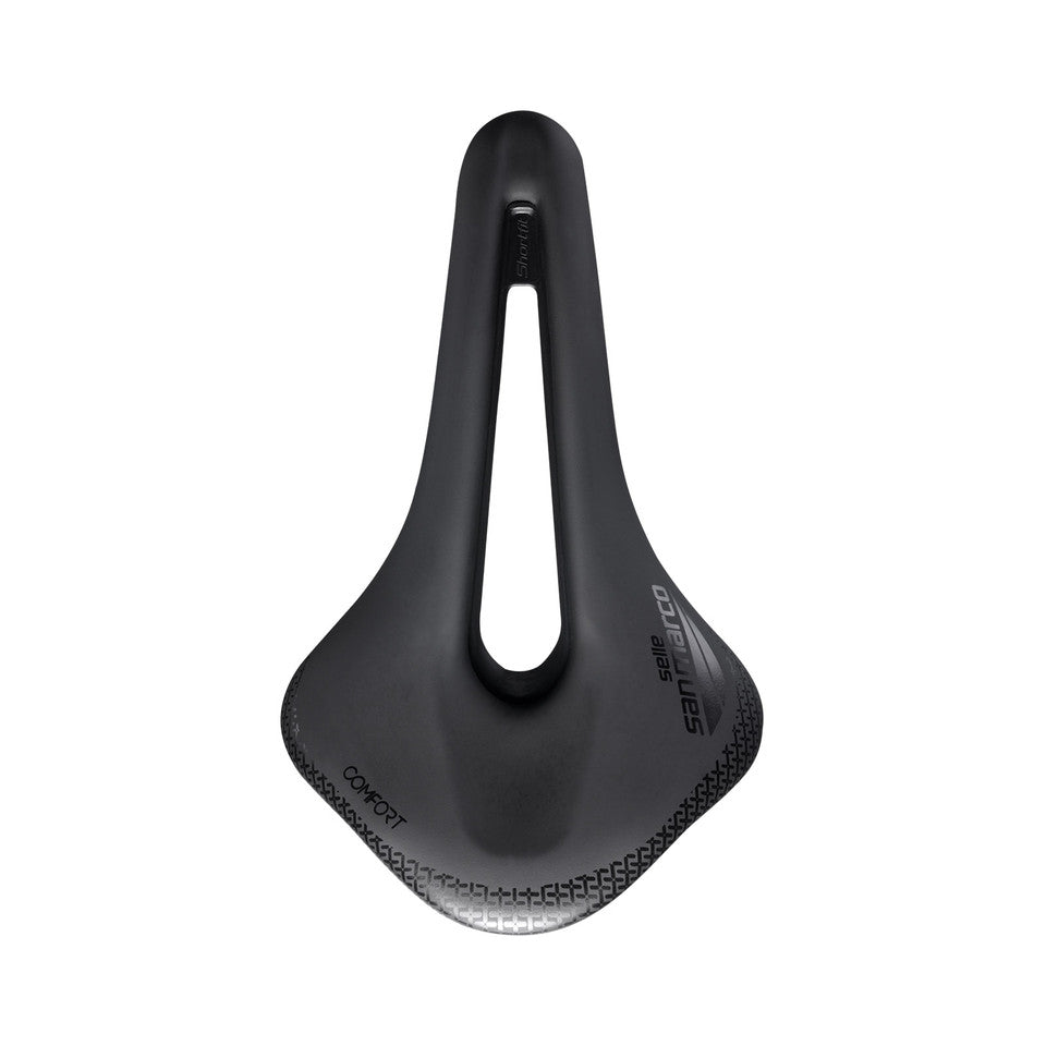 Selle SAN MARCO SHORTFIT 2.0 OPEN-FIT DYNAMIC L3 Largeur 155mm Rails Manganese