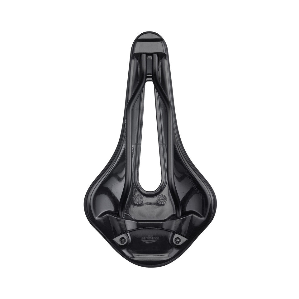 Selle SAN MARCO SHORTFIT 2.0 OPEN-FIT SPORT S3 Largeur 140mm Rails Composite