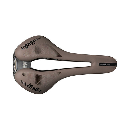 Selle SELLE ITALIA FLITE BOOST GRAVEL SUPERFLOW S Rails TI316 Marron