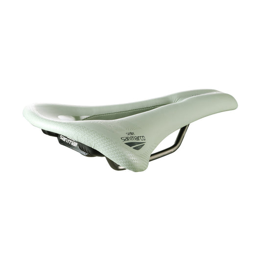 Selle SAN MARCO ALLROAD SUPERCONFORT OPEN-FIT RACING L3 Largeur 146mm Rails Acier Xsilite Beige