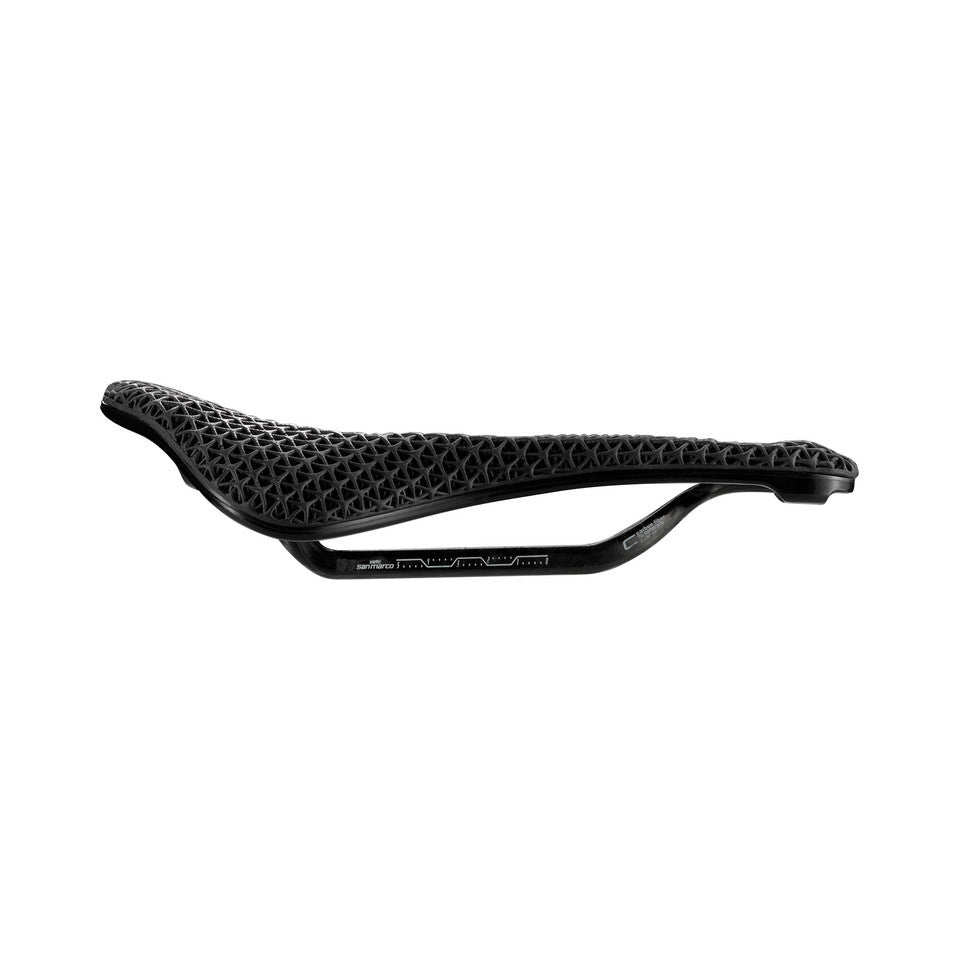 Selle SAN MARCO SHORTFIT 2.0 3D OPEN-FIT CARBON FX S3 Largeur 140mm Rails Carbone