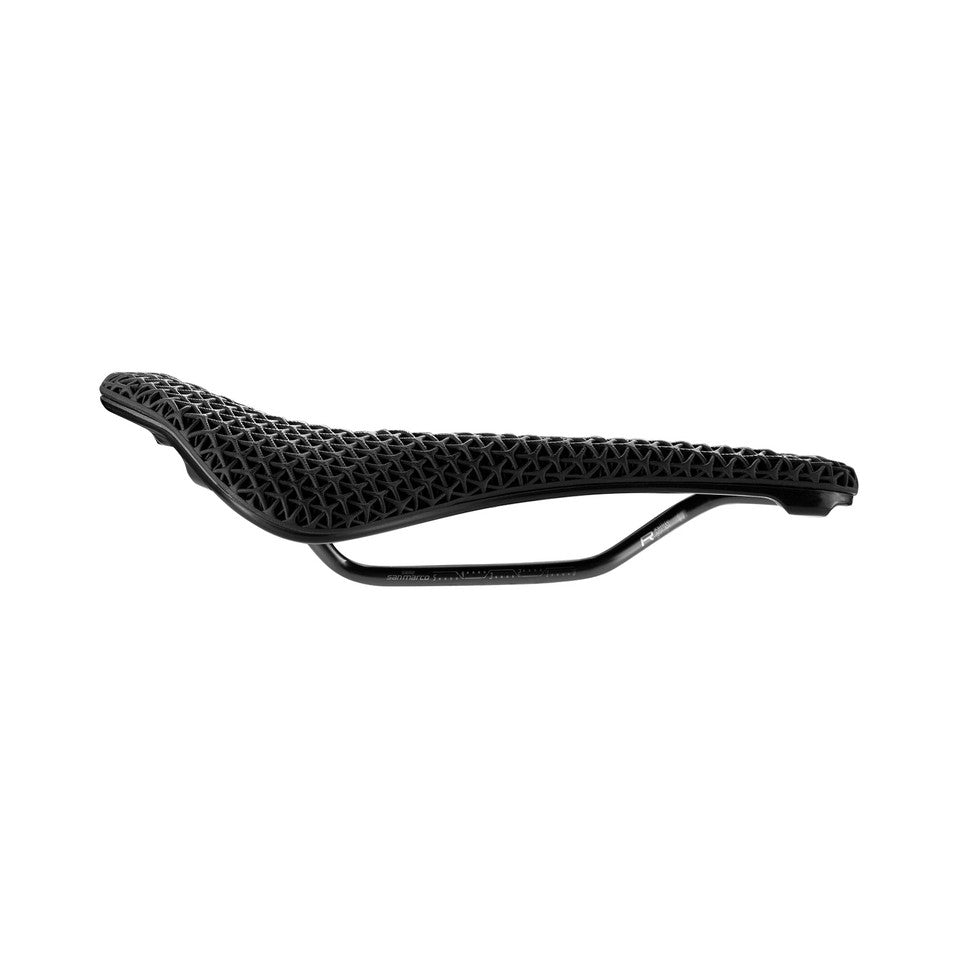 Selle SAN MARCO SHORTFIT 2.0 3D OPEN-FIT RACING S3 Largeur 140mm Rails Alu Xsilite