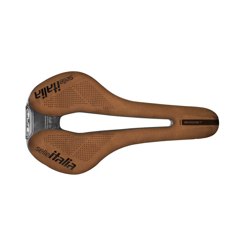 Selle SELLE ITALIA NOVUS EVO BOOST SUPERFLOW L Rails Carbone Marron