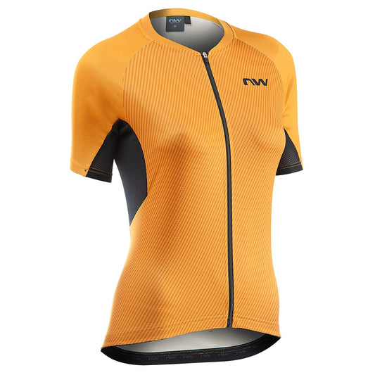 Maillot NORTHWAVE FORCE EVO Femme Manches Courtes Orange