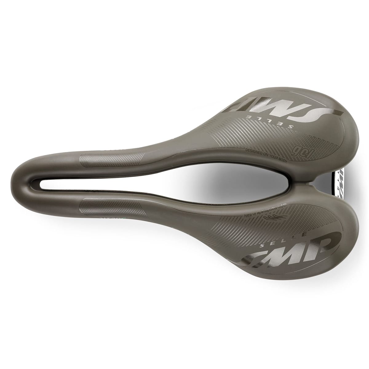 Selle SMP VT20C GEL Largeur 144mm Rails Carbone Marron