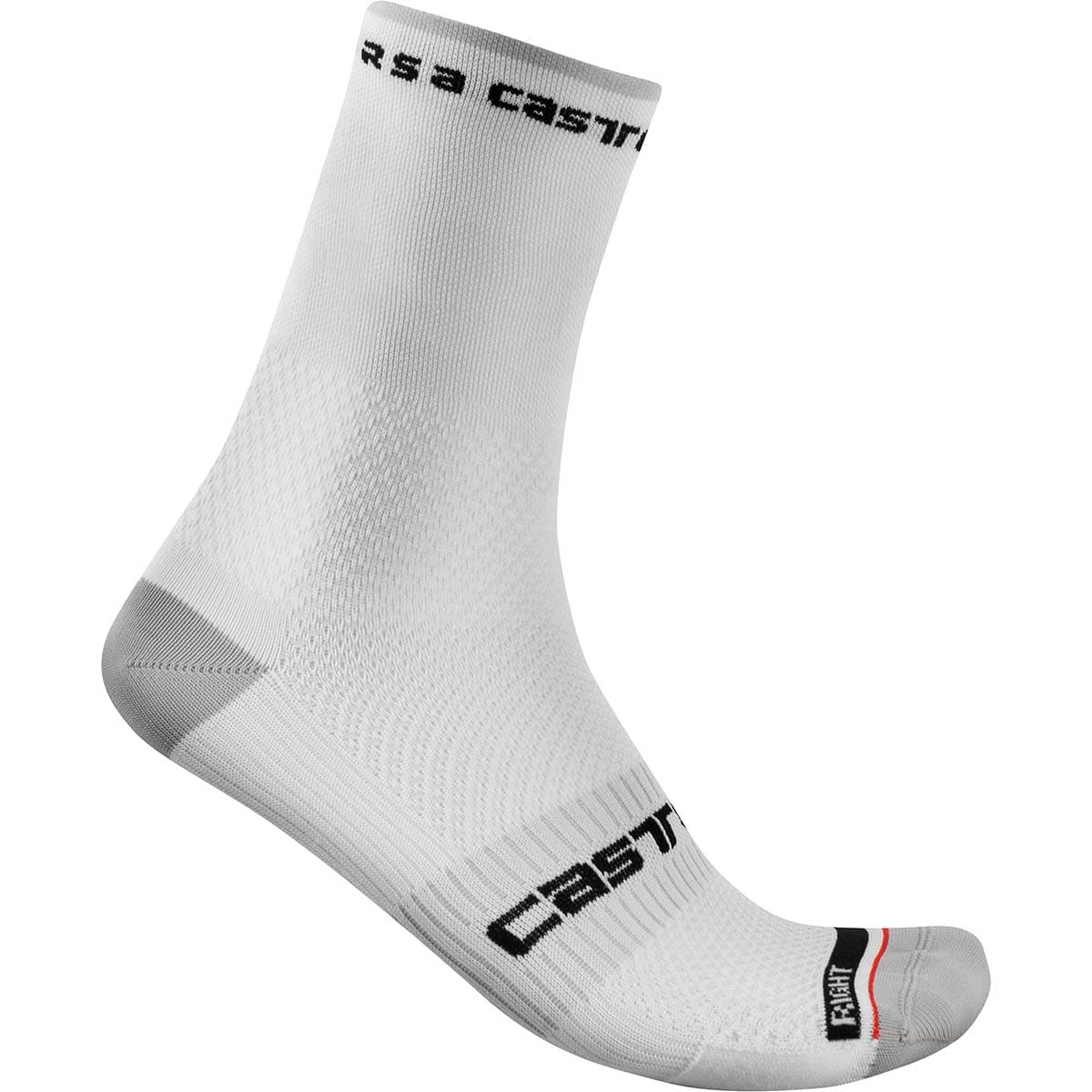 Chaussettes CASTELLI ROSSO CORSA PRO 15 Blanc