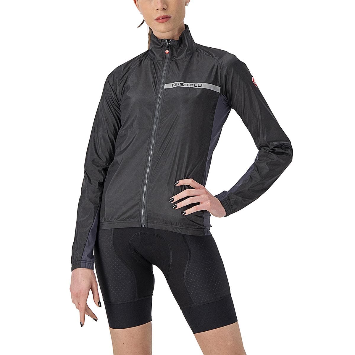 Veste CASTELLI SQUADRA STRETCH Femme Noir/Gris