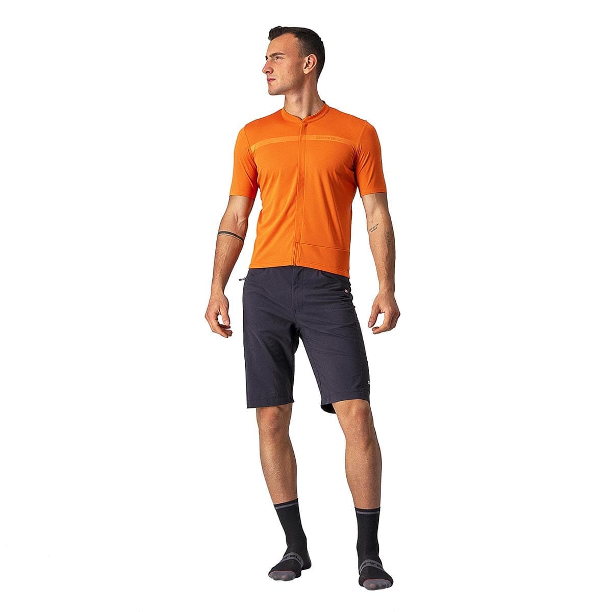 Maillot CASTELLI  UNLIMITED ALLROAD Manches Courtes Orange