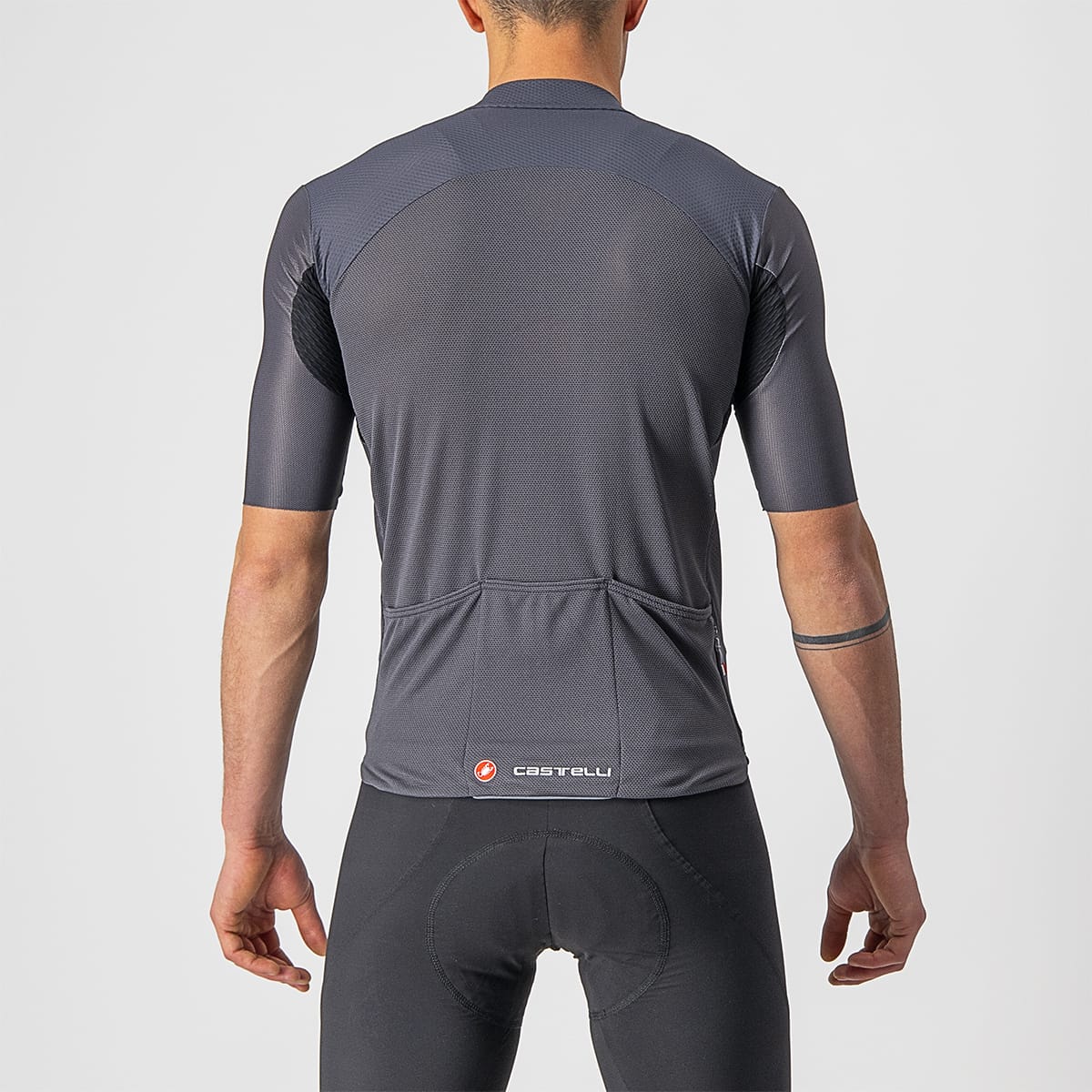 Maillot CASTELLI ENDURANCE ELITE Manches Courtes Gris