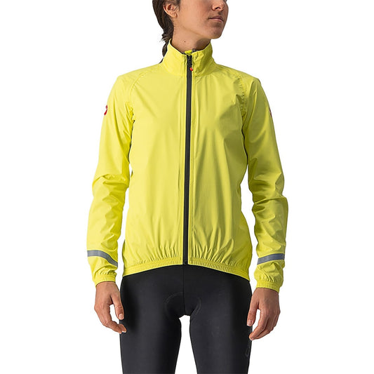 Veste CASTELLI EMERGENCY 2 RAIN Femme Jaune