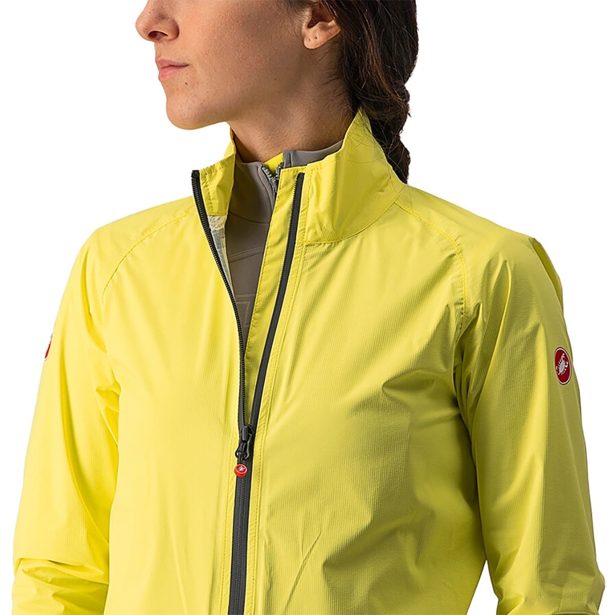 Veste CASTELLI EMERGENCY 2 RAIN Femme Jaune