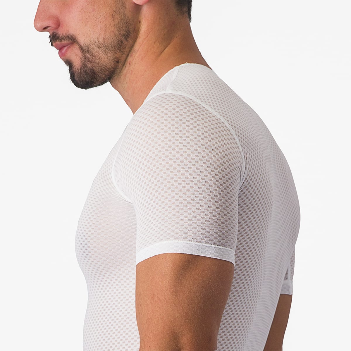 Sous-Vêtement Technique CASTELLI PRO MESH 2.0 Manches Courtes Blanc