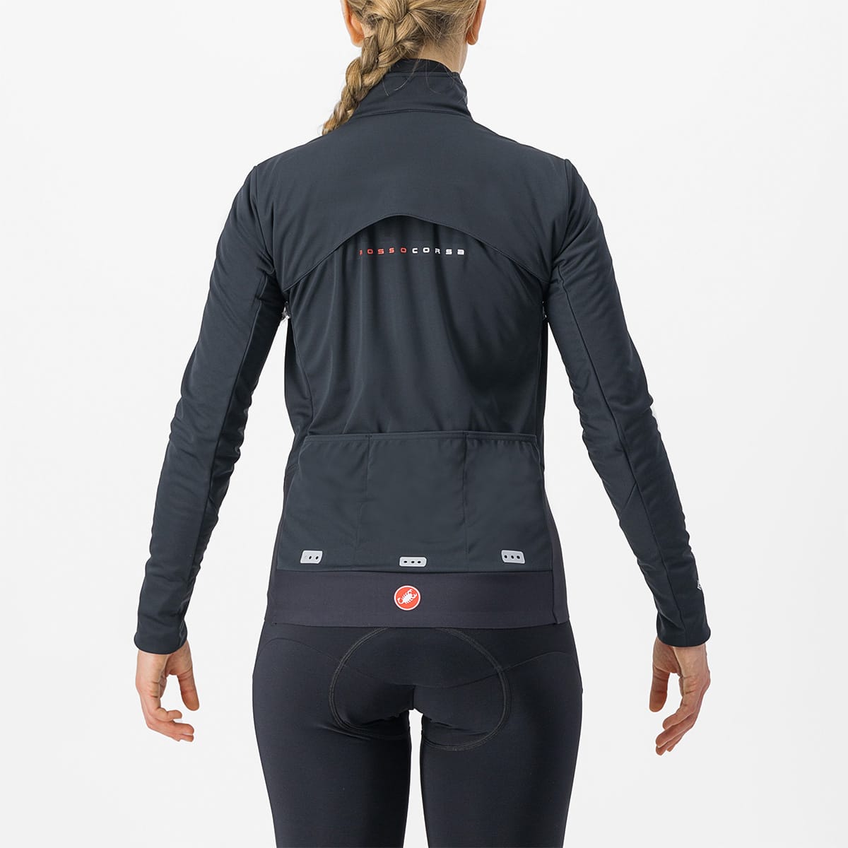 Veste CASTELLI ALPHA DOPPIO ROS Femme Noir/Gris