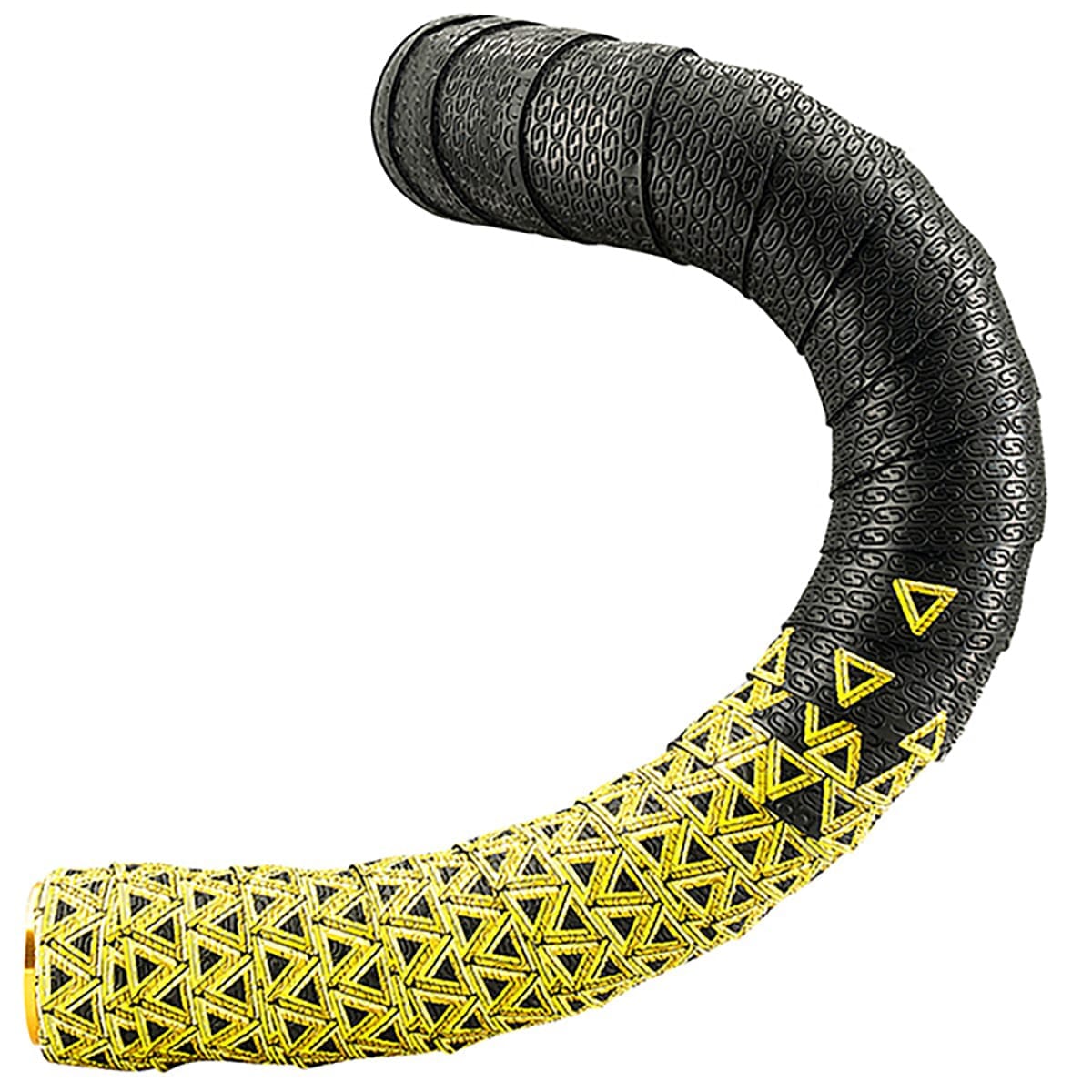 Ruban de Cintre DEDA LOOP + END-PLUG Noir 2.5mm Noir/Jaune